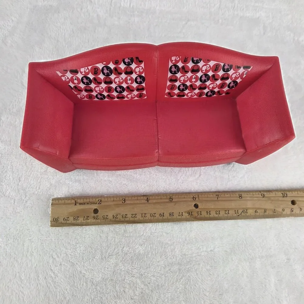 Barbie Living Room Couch Sofa & Coffee Table Furniture Replacement Set